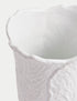 Marks & Spencer "Medium White Cabbage Ceramic Bouquet Vase"